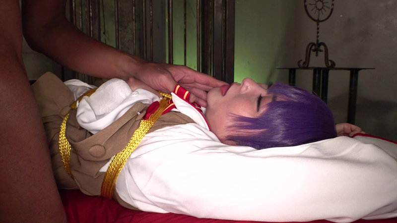 【Fカップ】【青井莉奈】間桐桜コスの巨乳美女が拘束フェラ＆中出しセックス、おもちゃ責めに集団輪〇のエロコス動画｜SAIT-025