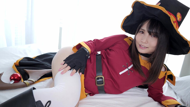 【Dカップ】【めぐみん】美乳美女がハメ潮＆コスプレ中出しセックスのエロコス動画｜CSPL-011