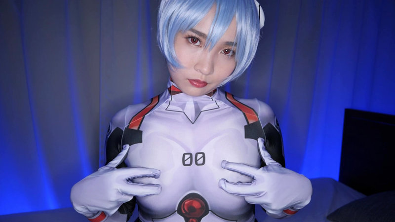 【Dカップ】【綾波レイ】美乳美女がコスプレフェラ抜き＆中出しセックスのエロコス動画｜CSPL-012
