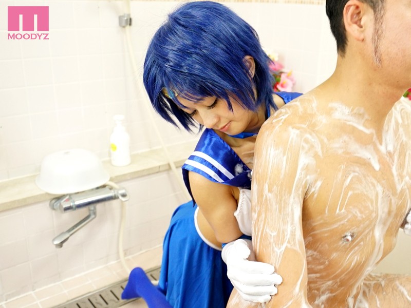 【Fカップ】【星空もあ】色々なコス姿で着衣ソーププレイでおもてなしのエロコス動画｜MIAD-846