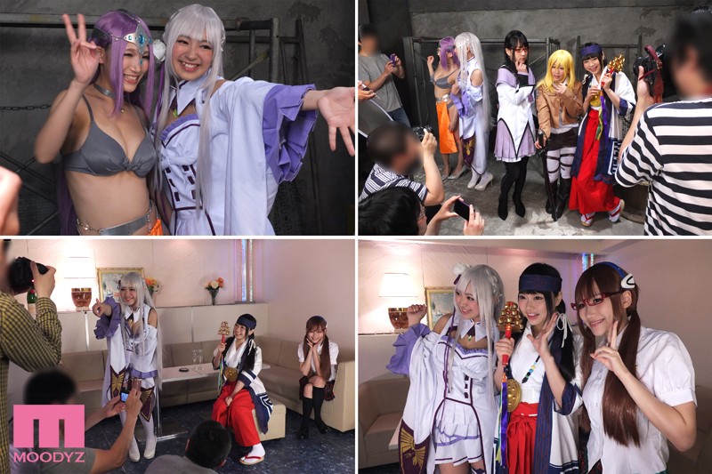 【Gカップ】【三原ほのか、あべみかこ、篠宮ゆり、なつめ愛莉、あやね遥菜】マーニャ、暁美ほむら、クリスタ、雨宿まち、エミリアコス美女達が時間を止められ輪姦セックスのエロコス動画｜MIAE-119